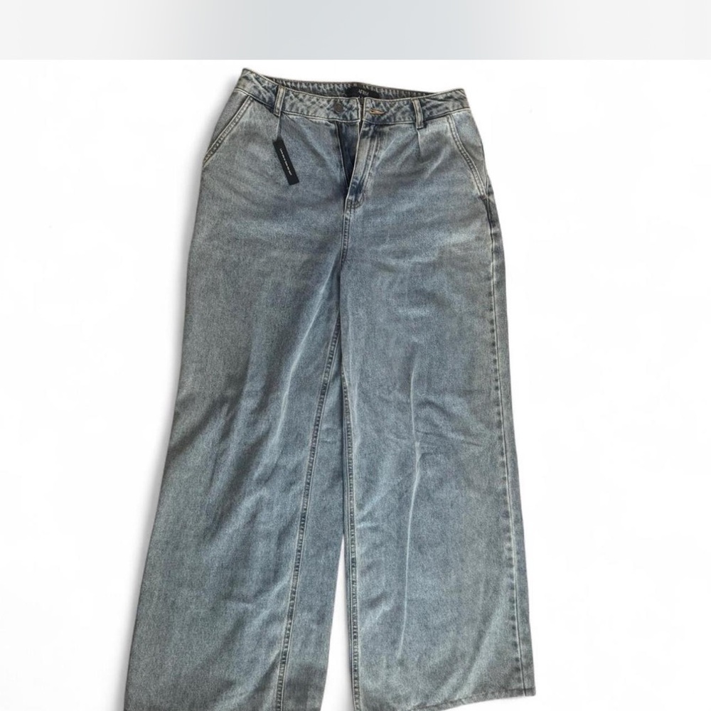 AFRM Light Blue Flare Jeans